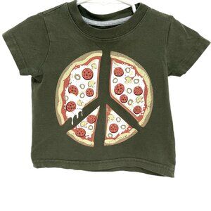 K5045 Green Dog Graphic Short Sleeve Tee Toddler